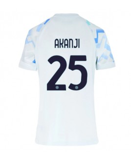Günstige Inter Milan Manuel Akanji #25 Auswärtstrikot Damen 2025-26 Kurzarm